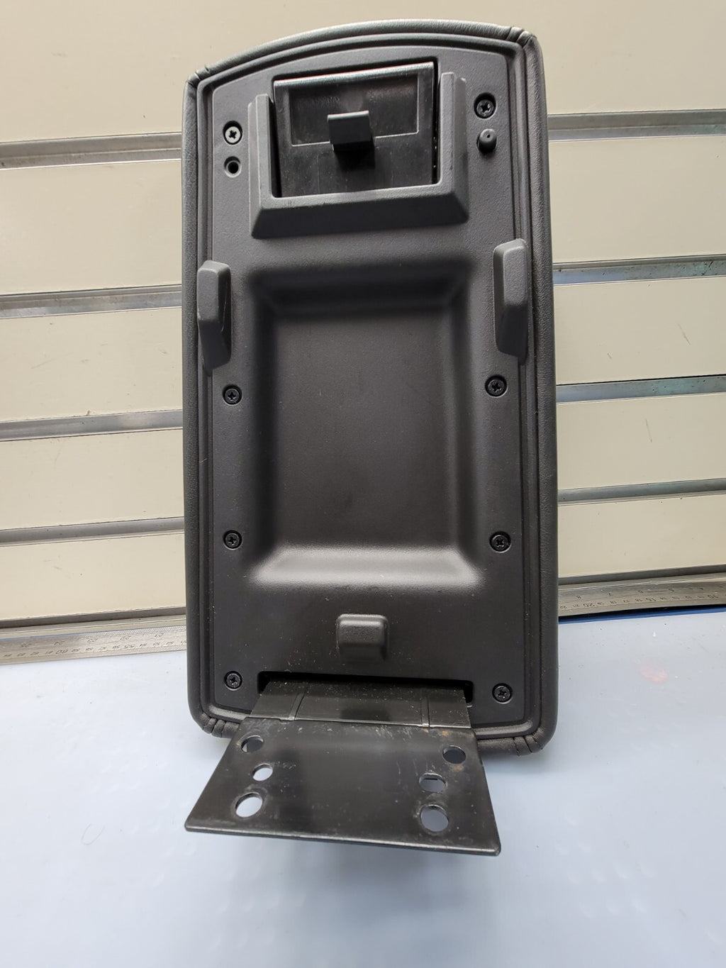 🔥06-13 CHEVROLET IMPALA CENTER CONSOLE ARM REST LID TOP PAD COVER BLACK LEATHER