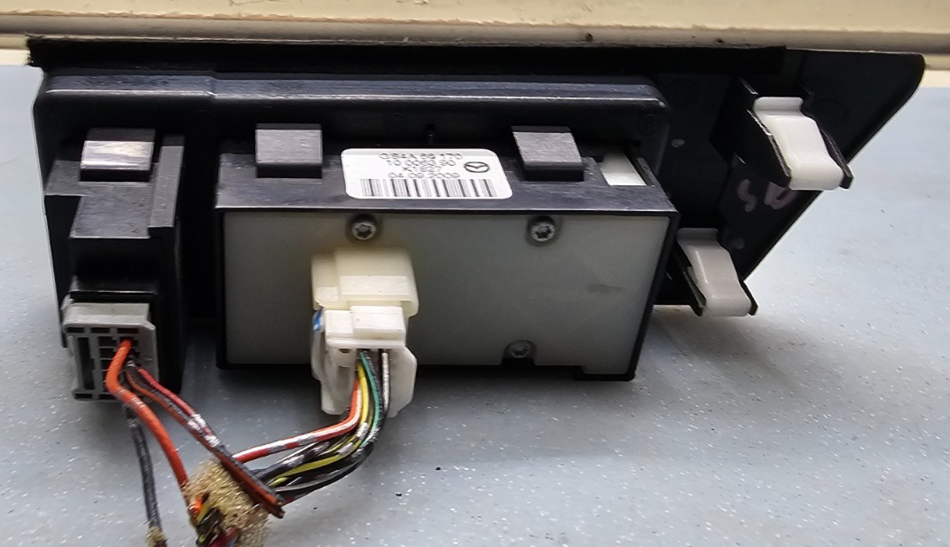 🔥09-11 Mazda 6 Info Trunk Release Opener Switch Button Trim Bezel OEM
