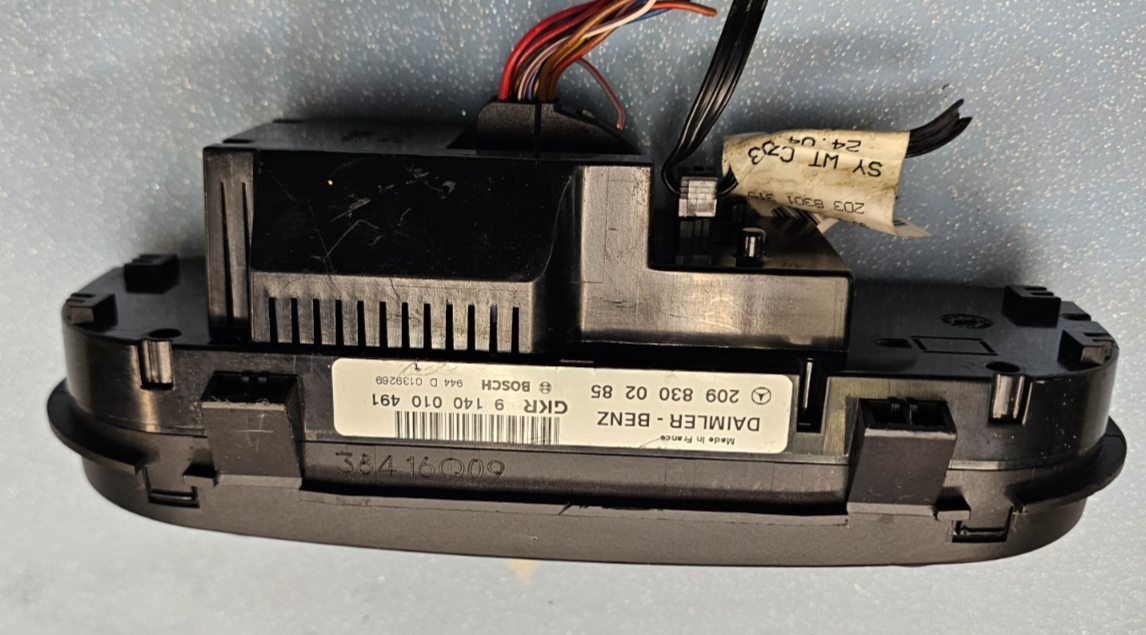 🔥02-05 Mercedes Benz C320 Dash HVAC A/C AC Automatic Digital Climate Control  