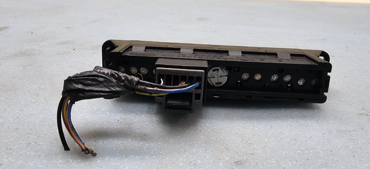 🔥2000-2002 Lincoln LS Switch Module Instrument Cluster BLACK