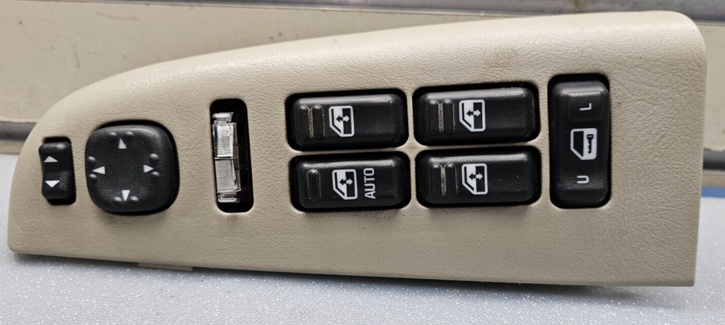 🔥99-02 Tahoe Suburban Yukon Left Driver Master Power Window Switch Assembly TAN