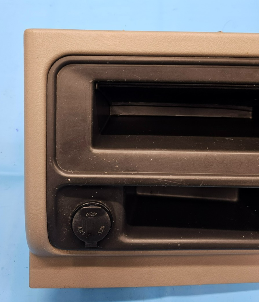🔥03-06 SILVERADO SIERRA CENTER CONSOLE STORAGE BEZEL ASH TRAY TAN/BLACK OEM