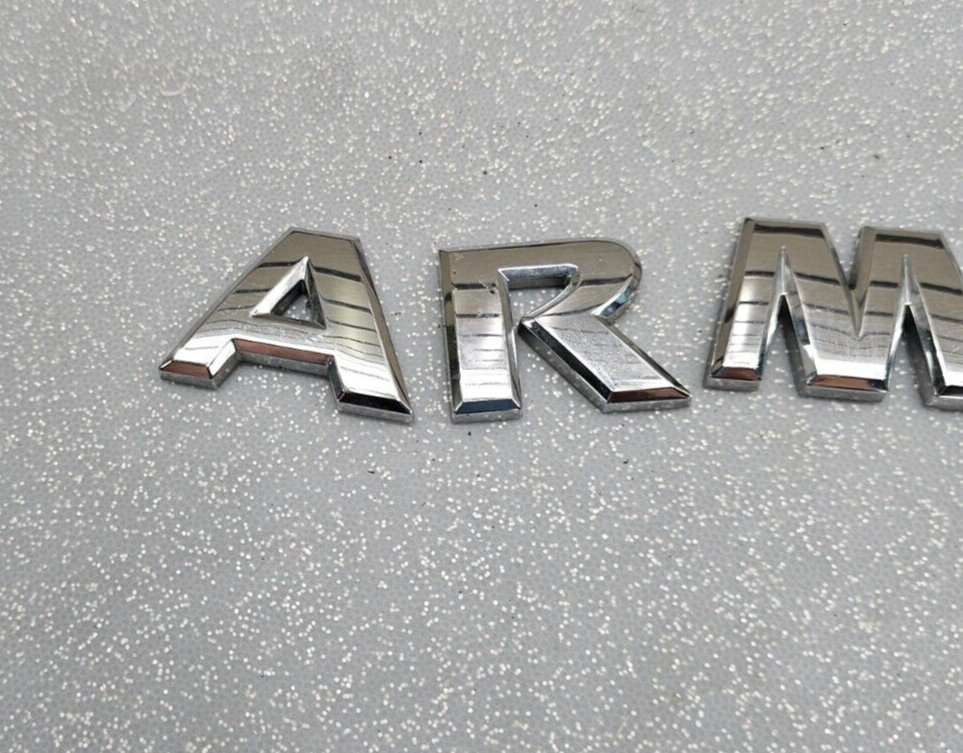 05-15 Nissan Armada V8 Rear Emblem Letters Badge Decal Logo Hatch Gate Door OEM