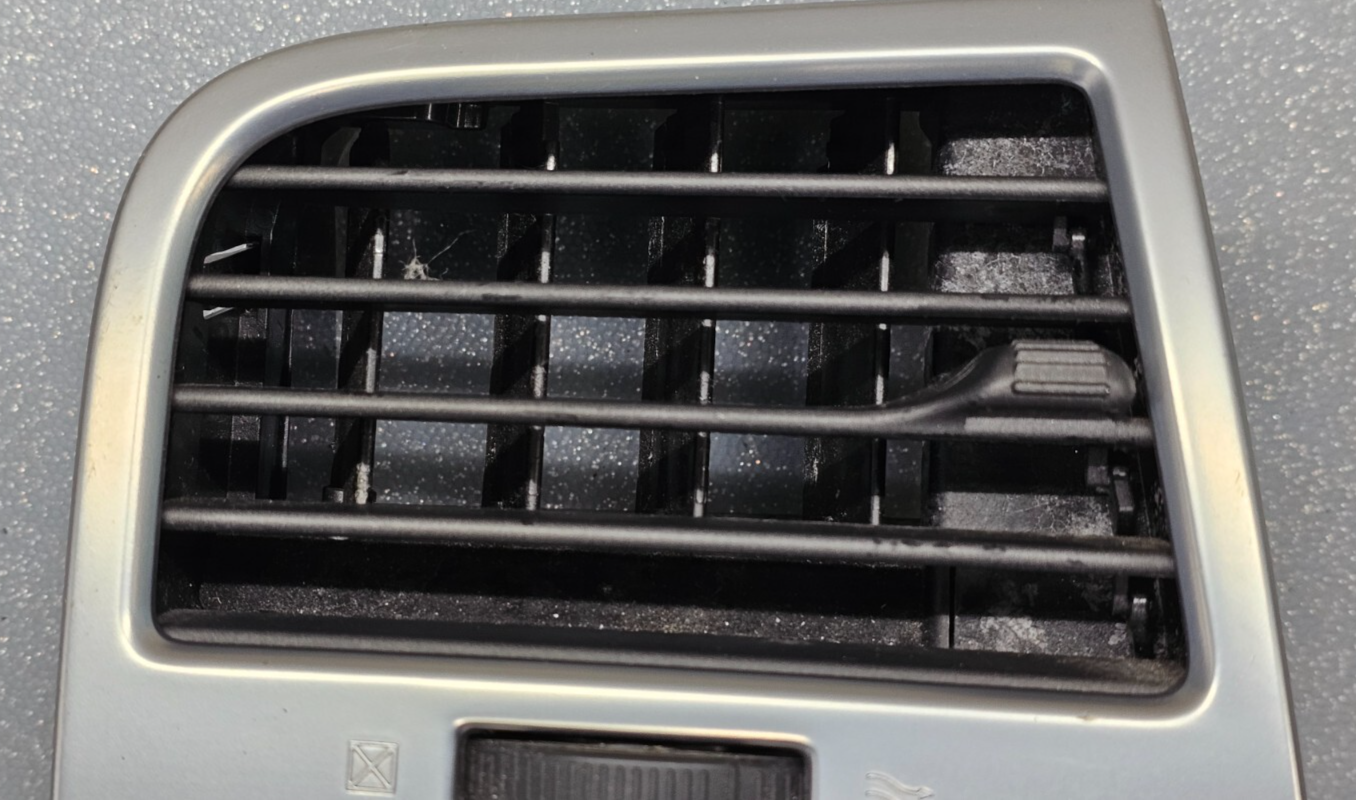 🔥09-12 LINCOLN MKS DASH RIGHT PASSENGER AIR VENT A/C AC HEATER PANEL SILVER