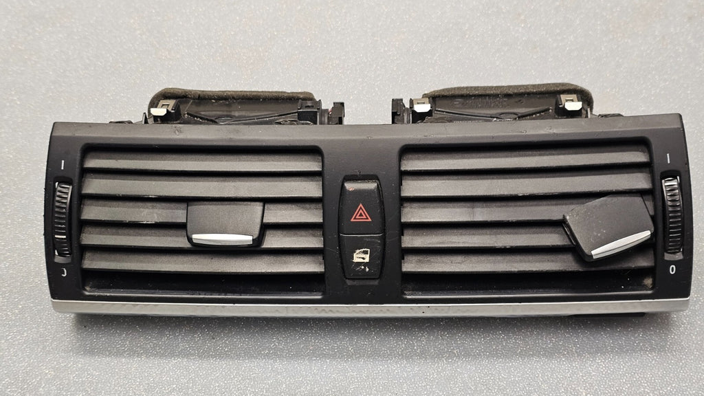 🔥07-13 BMW X5 X6 Center Dash AC A/C HVAC Air Vent Heater Panel Bezel Black