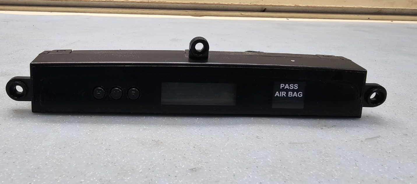🔥09-12 Hyundai Santa Fe Dash Clock Display  Assembly Passenger Bag Black