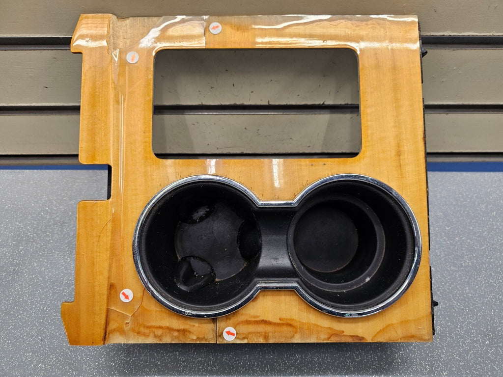 🔥07-14 Navigator Center Cosnole Gear Shifter Floor Bezel Cup Drink Holder wood