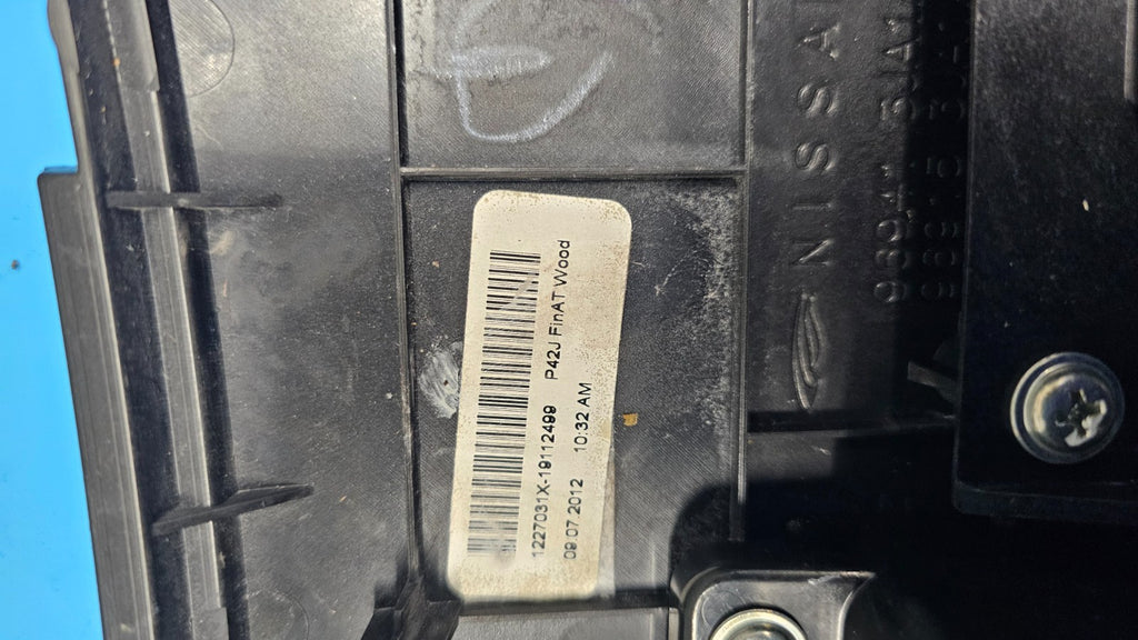 13-16 Infiniti QX60 JX35 Center Console Shifter Gear Trim Panel W/ Switches OEM