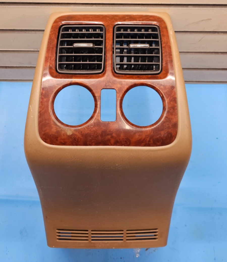 🔥01-06 Acura MDX Rear Console Climate Control AC A/C Air Vents Bezel Tan/Wood