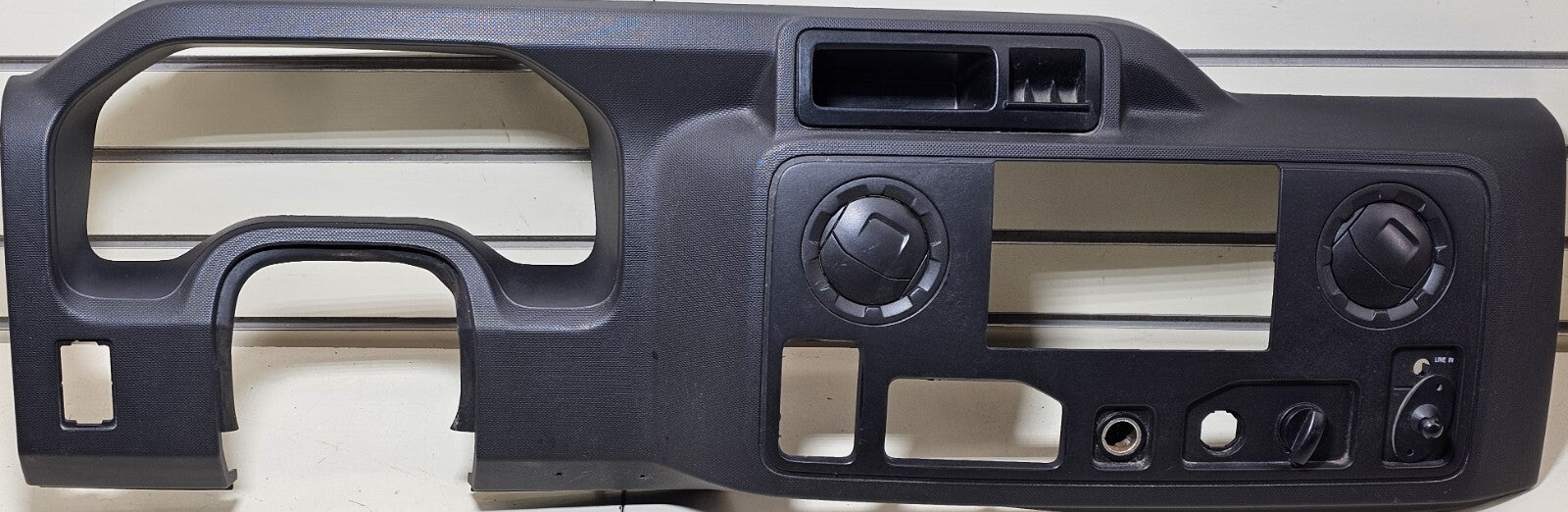 09-14 Ford E150 E250 Dash Instrument Cluster speedometer Trim Bezel Panel Blue