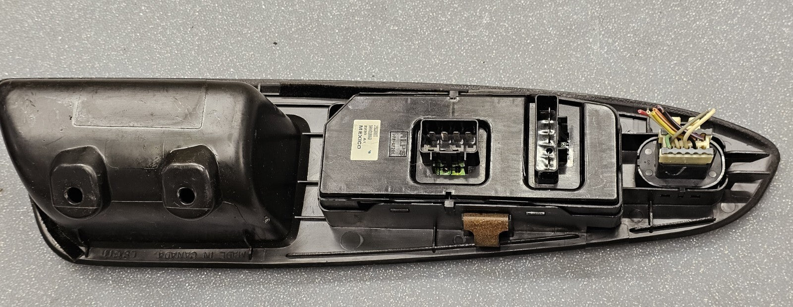 🔥06-08 CHEVY IMPALA LEFT DRIVER MASTER POWER WINDOW SWITCH BEZEL ASSEMBLY BLACK