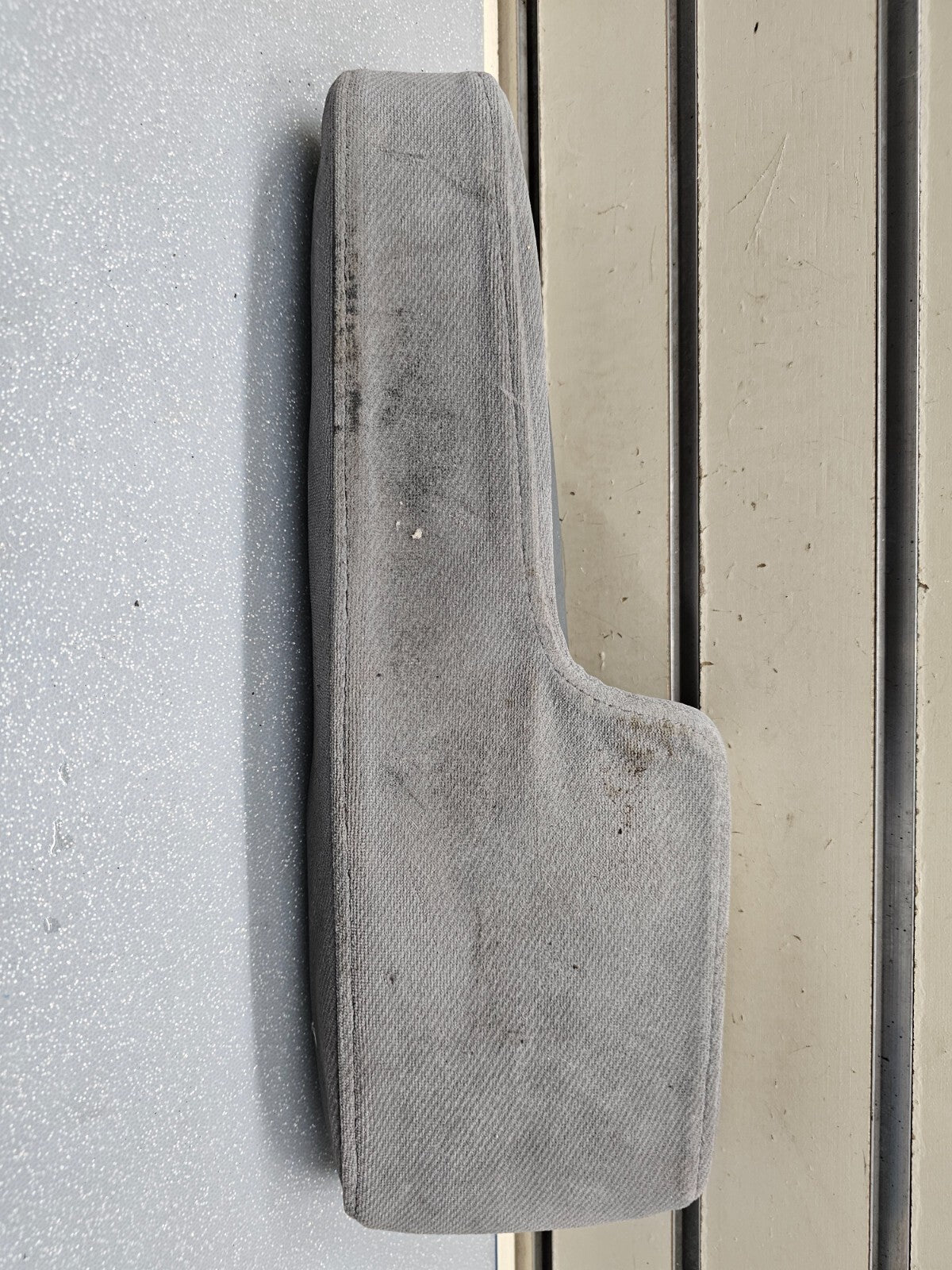 🔥01-05 Honda Civic Front Center Console Cover Arm Rest Lid Cover Gray Cloth OEM