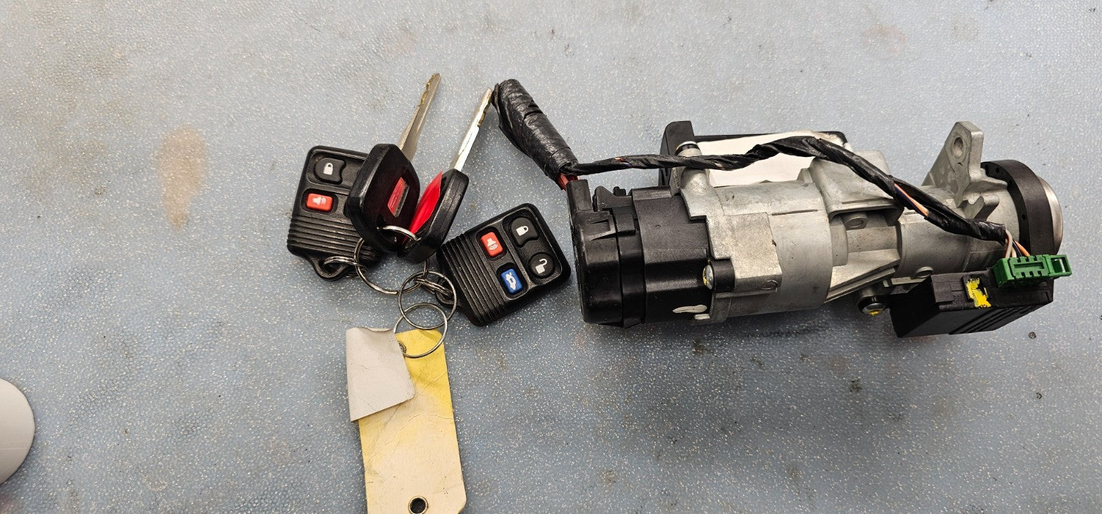 🔥00-06 LINCOLN LS IGNITION LOCK CYLINDER ASSEMBLY IMMOBILIZER KEY REMOTE OEM