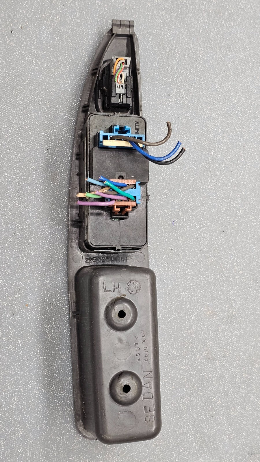 🔥03-07 Saturn Ion Front Left Driver Master Power Window Switch Lock Black OEM