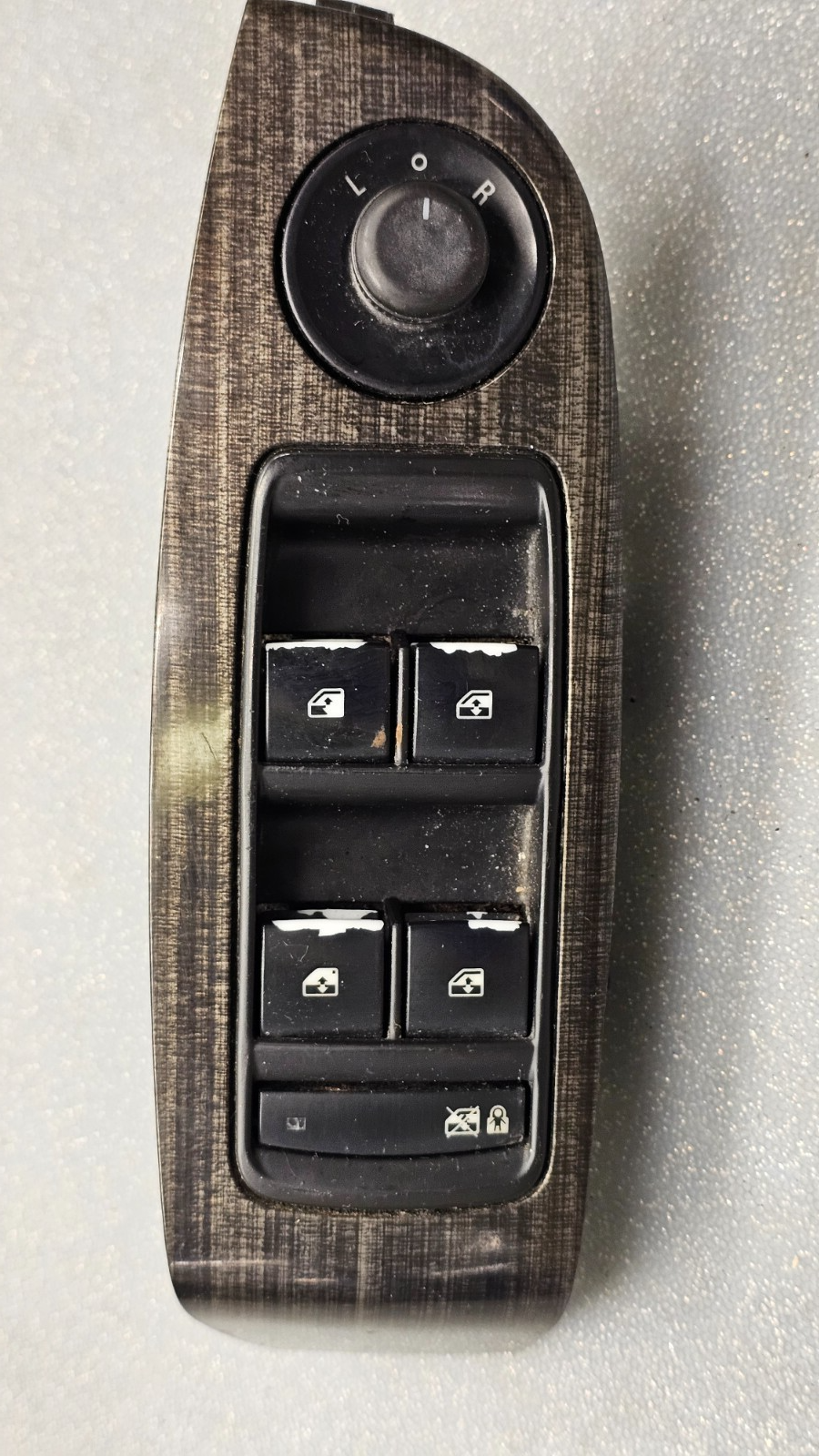 🔥11-16 Cruze Malibu Orlando Left Driver Master Power Window Switch Wood OEM