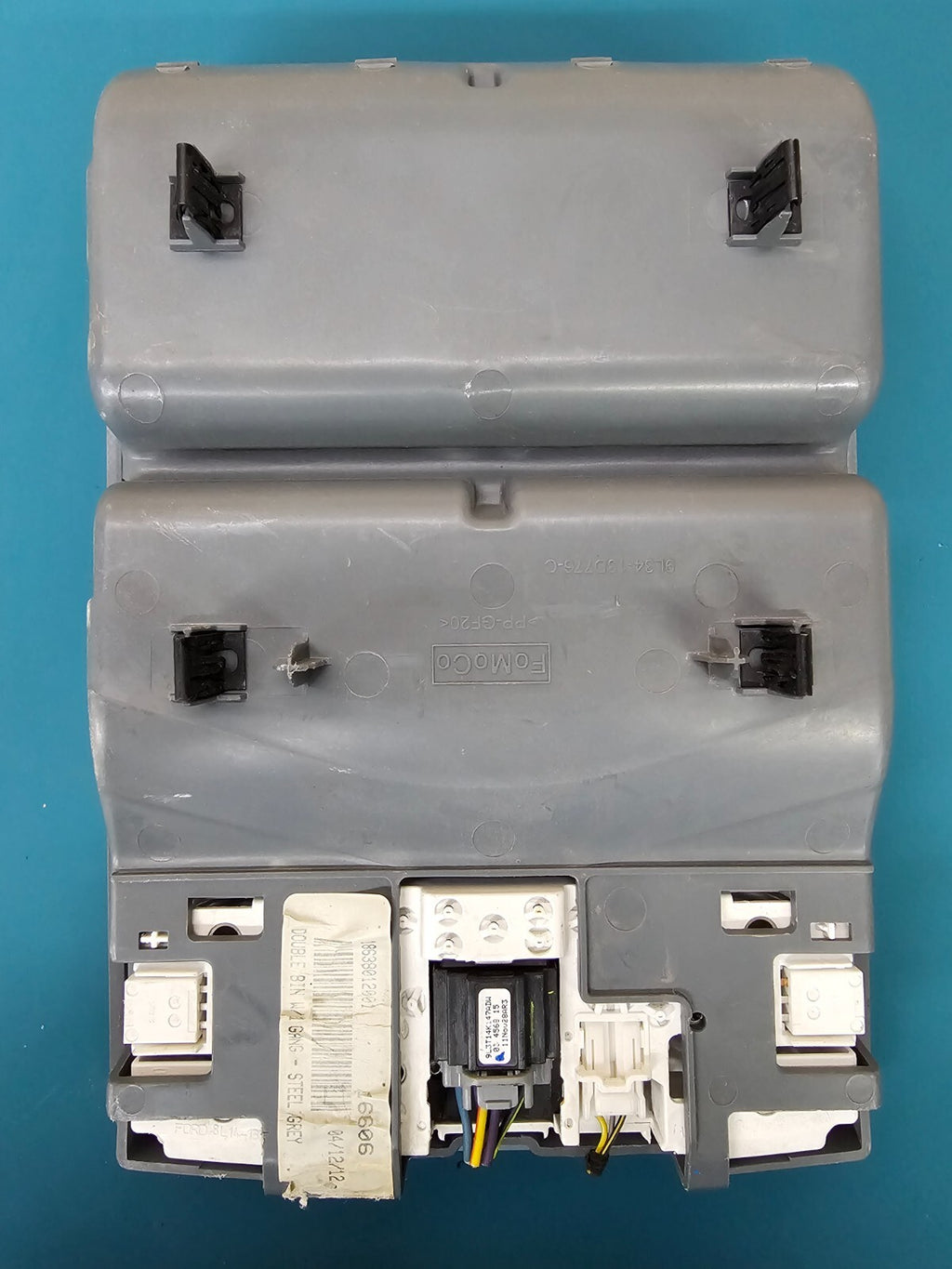 🔥11-16 FORD F250 F350 FRONT OVERHEAD CONSOLE DOME LIGHT STORAGE ASSEMBLY GRAY