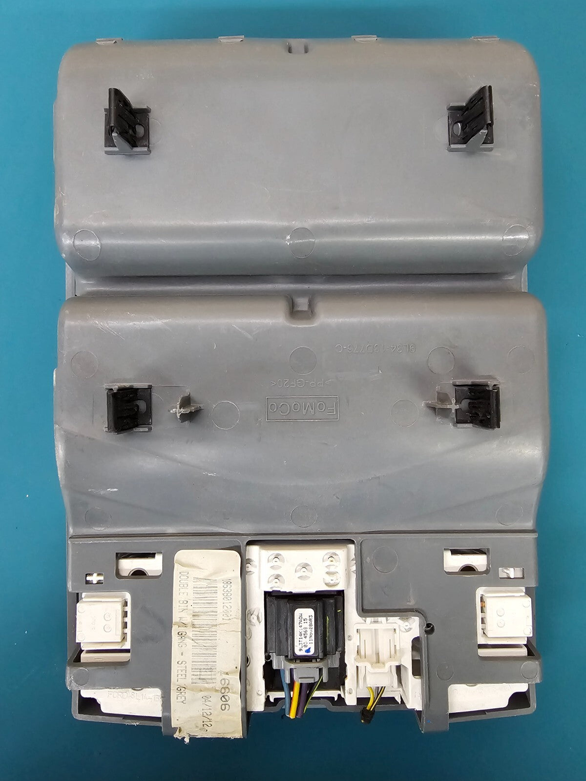 🔥11-16 FORD F250 F350 FRONT OVERHEAD CONSOLE DOME LIGHT STORAGE ASSEMBLY GRAY