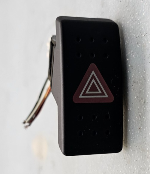 🔥12-15 Kia Rio Hazard Warning Light Control Switch Button Assembly Black