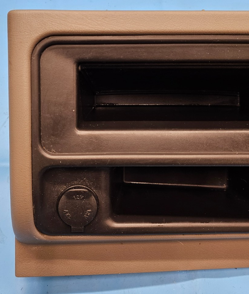 🔥03-06 SILVERADO SIERRA CENTER CONSOLE STORAGE BEZEL ASH TRAY TAN/BLACK OEM