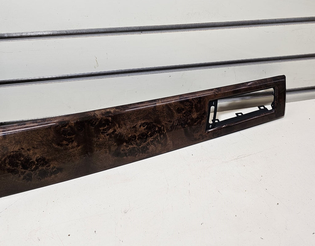06-13 BMW E90 E92 FRONT RIGHT PASSENGER DASH TRIM PANEL VENT WALNUT WOODGRAIN