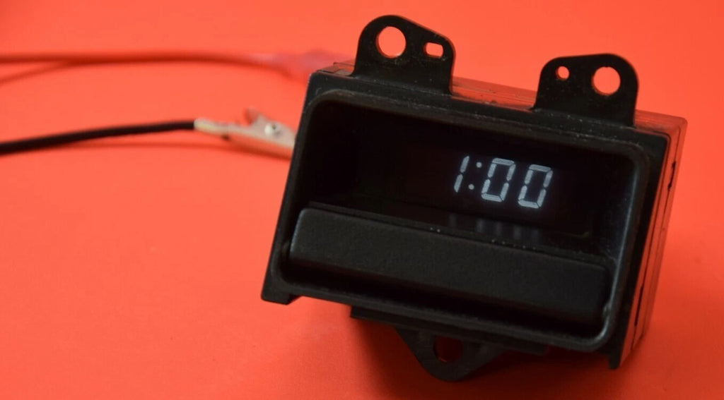 🔥92-95 Honda Civic Center Digital Dash Clock White Display Tested OEM