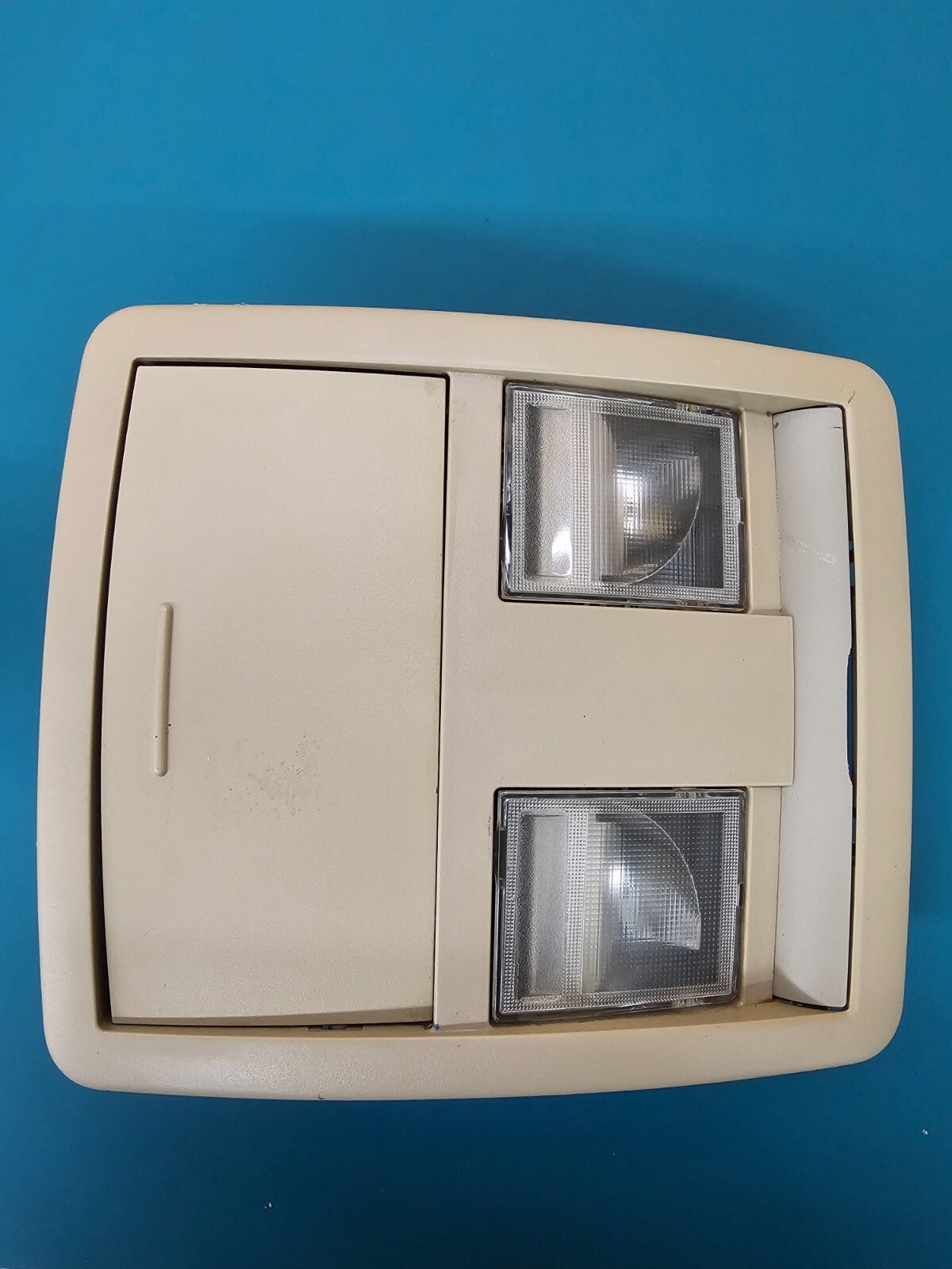 05-07 Dodge Charger 13-18 Challenger Overhead Console Dome Map Light Storage Tan