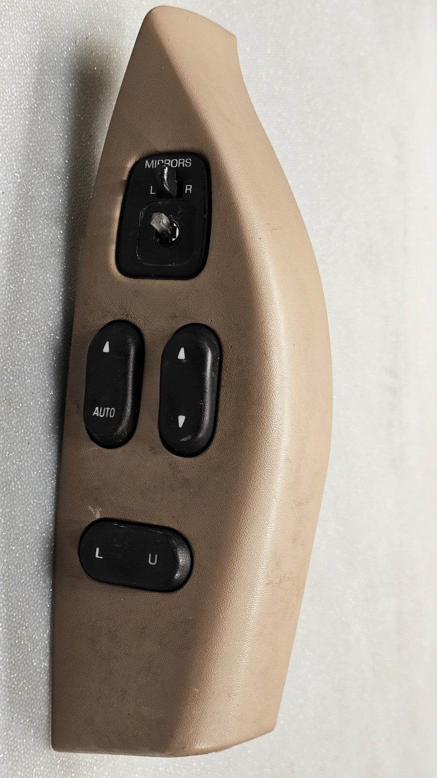 🔥97-03 FORD F150 LEFT DRIVER MASTER POWER DOOR WINDOW SWITCH LOCK TAN OEM