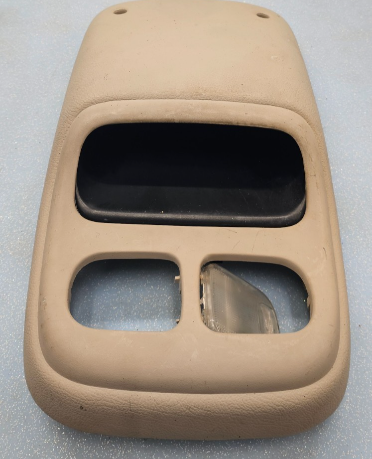 🔥94-97 Dodge RAM Front Overhead Console DOME Map Light Lamp Roof Storage Tan