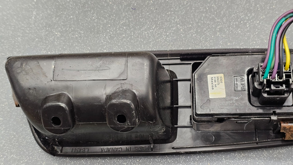 🔥09-16 CHEVY IMPALA LEFT DRIVER MASTER POWER DOOR WINDOW SWITCH BEZEL BLACK