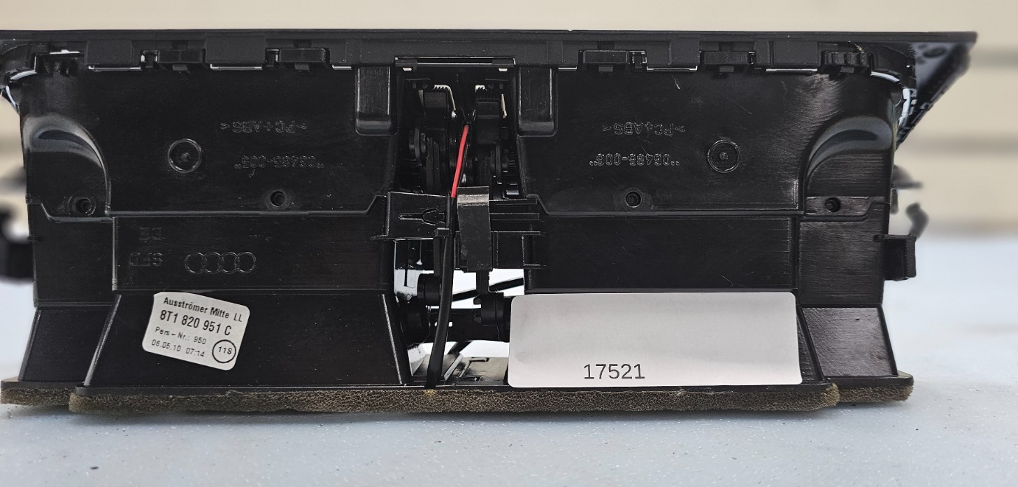 09-12 Audi A4 S4 A5 Center Dash AC Air Vent Heater Conditioner Instrument Black