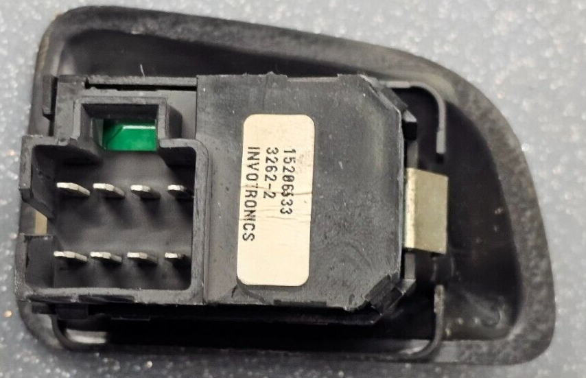 03-06 Chevy Silverado SIERRA Power Window Switch REAR LEFT Driver BLACK WS4