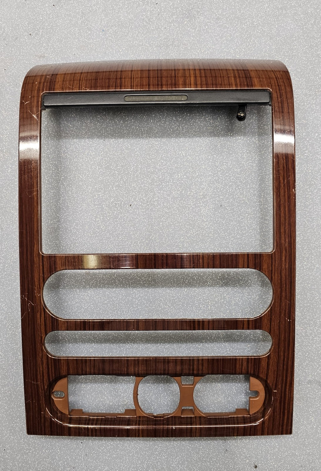 🔥04-08 Ford F150 Lariat Dash Radio Surround Bezel Trim Panel Woodgrain OEM