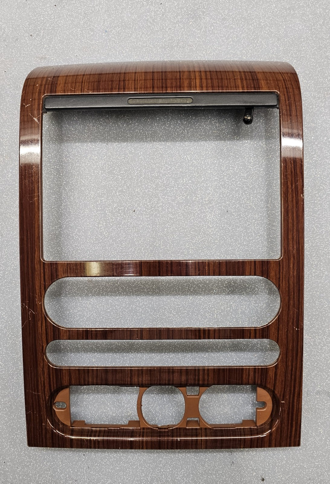 🔥04-08 Ford F150 Lariat Dash Radio Surround Bezel Trim Panel Woodgrain OEM