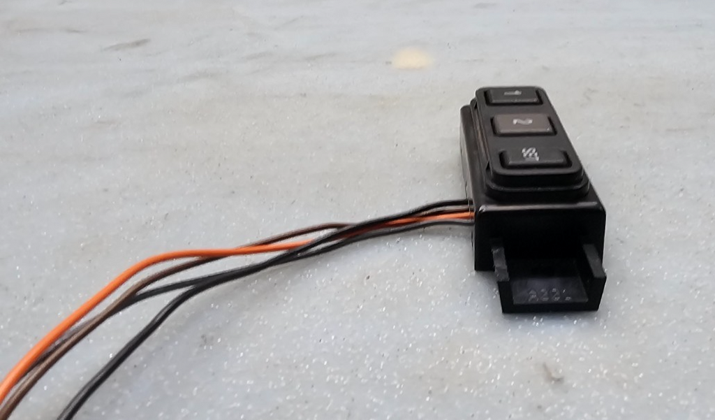 🔥99-04 Jeep Grand Cherokee Left Driver Front Memory Seat Selector Switch BLACK