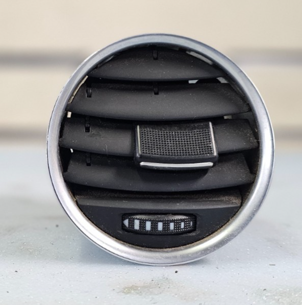 🔥2005-2009 AUDI A4 FRONT LEFT SIDE CONVERTIBLE DASH AIR VENT OEM SILVER/BLACK