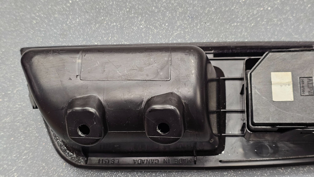 🔥09-16 CHEVY IMPALA LEFT DRIVER MASTER POWER DOOR WINDOW SWITCH BEZEL BLACK