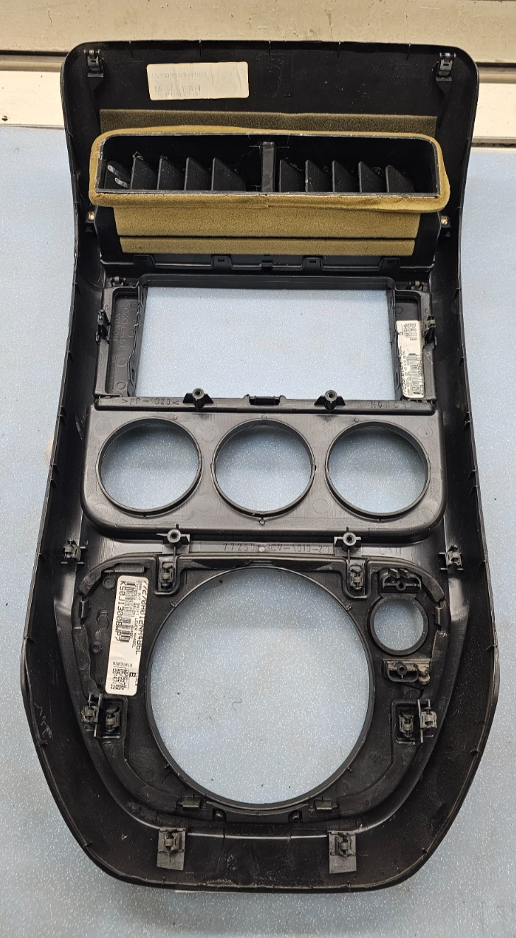🔥03-06 Element Front Center Dash FM Radio Bezel Trim Panel Climate Silver