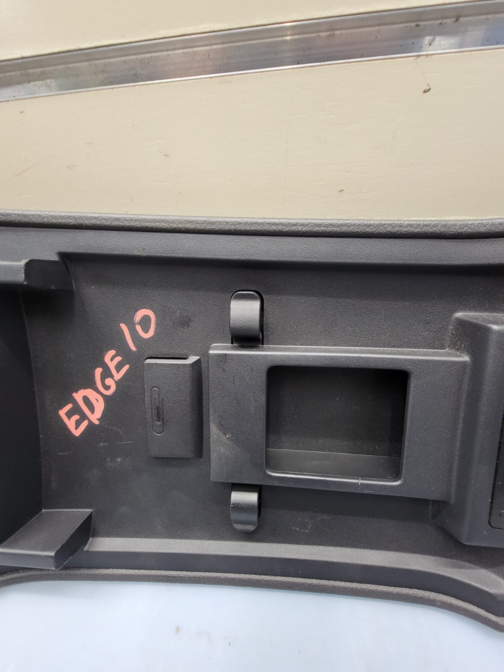 🔥2007-2010 Ford Edge Center Console Lid Leather Arm rest Assembly OEM Black