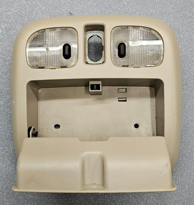 🔥10-12 Fusion Milan MKZ Overhead Console Dome Map Light Lamp Unit Storage TAN