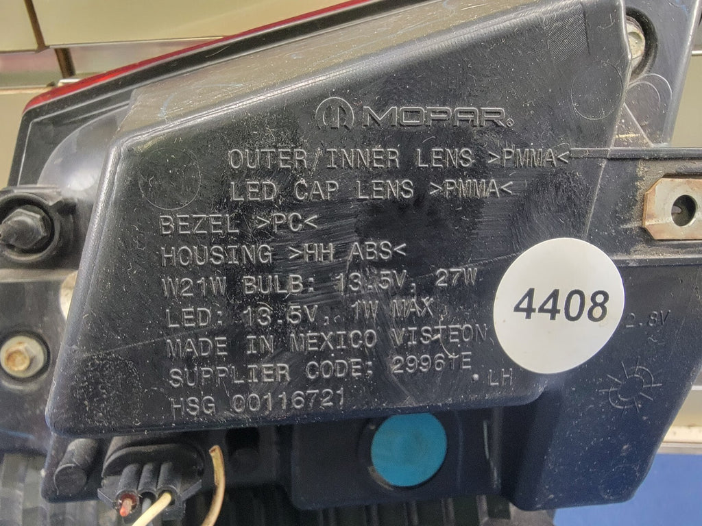 🔥2011-2020 Dodge Journey Tail Light DRIVER LEFT Inner LED OEM