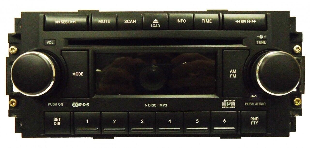 04-09 CHRYSLER 300 JEEP DODGE Ram Dakota Radio6MP3CD Changer PlayerRAQ Stereo/CJ