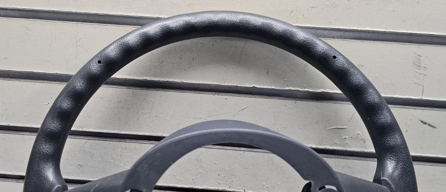 🔥2006-2007 Jeep Commander Front Steering Wheel Leather Black OEM