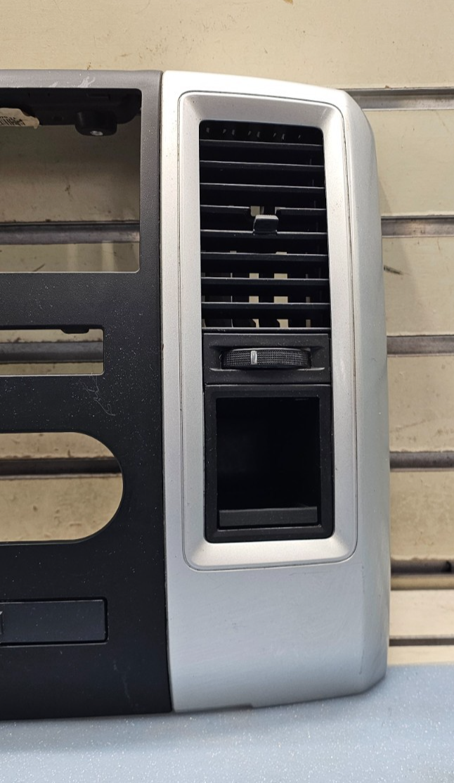 🔥09-12 Dodge Ram Dash AM FM Radio Stereo Display Panel Bezel Trim silver
