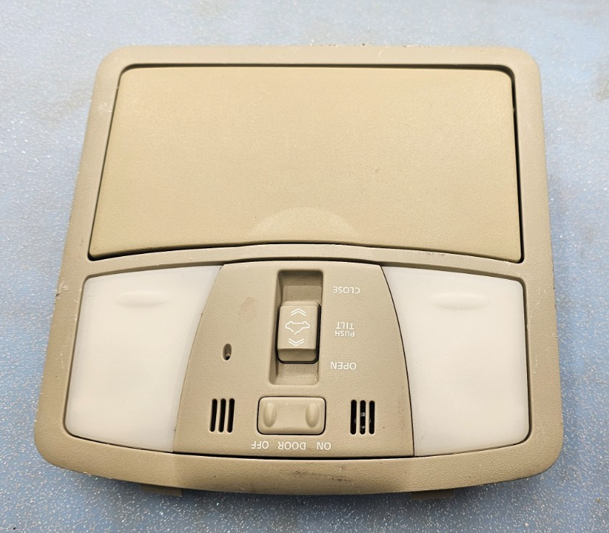 🔥07-14 Maxima Murano Altima Overhead Console Storage Dome Map Light Lamp Tan