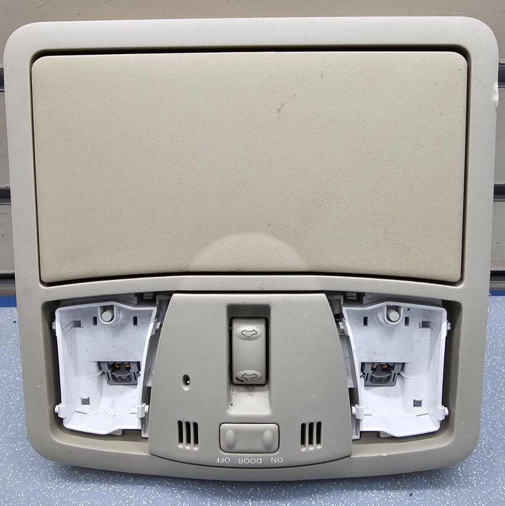 🔥09-13 Maxima Murano Overhead Roof Console Interior Storage Assembly LT Gray
