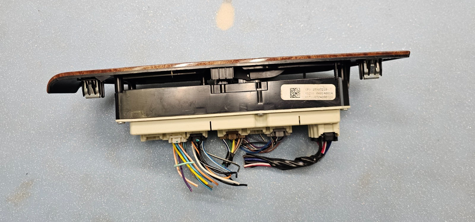 07-13 Sierra Silverado Front Right Passenger Power Window Door Switch Wood WS19