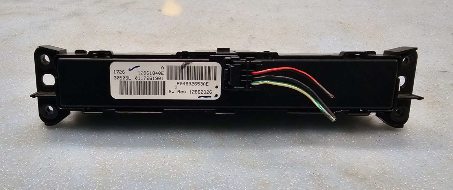 🔥06-08  CHRYSLER PT CRUISER CENTER DASH HAZARD DEFROST CONTROL SWITCH BLACK