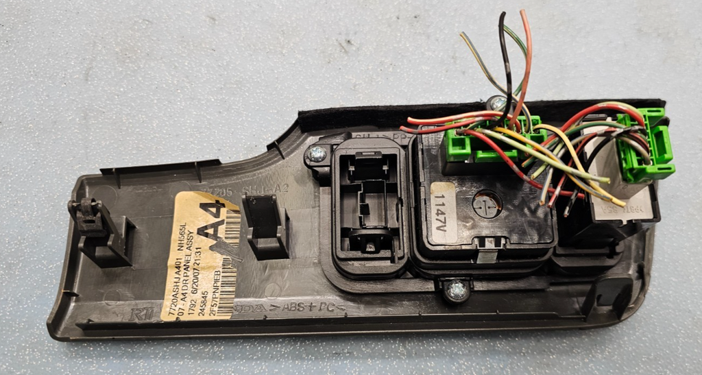 🔥05-10 Honda Odyssey Door Sun Roof Control Switch Sliding Slide Power Side Gray