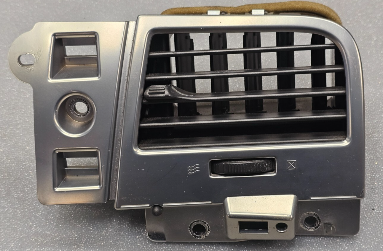 🔥09-12 LINCOLN MKS DASH RIGHT PASSENGER AIR VENT A/C AC HEATER PANEL SILVER