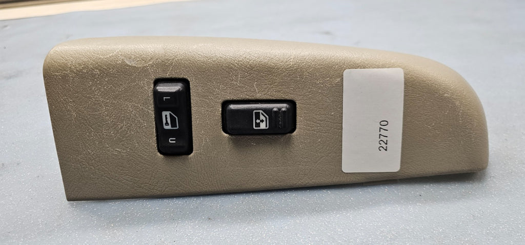 🔥99-02 Silverado SIERRA Front RIGHT Passenger Power Window Switch Lock TAN